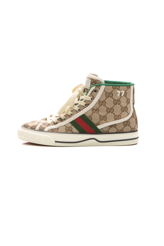 1977 Tennis High-Top Sneakers - Size 36.5