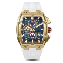 MINI FOCUS Sports Watches for Men Waterproof Chronograph Quartz Wristwatch with Silicone Strap