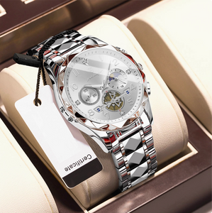 AstroVanta - ZaneLuxe Luxury Men's Automatic Watch Gold & Silver