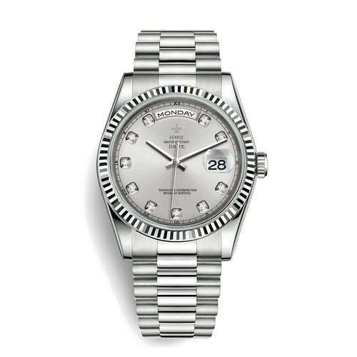 THE DATE - Gem Set Silver